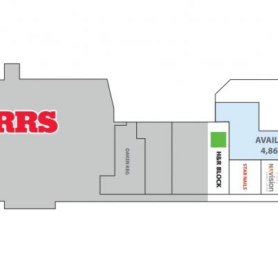 Jewel Lake West Shopping Center plan - map of store locations