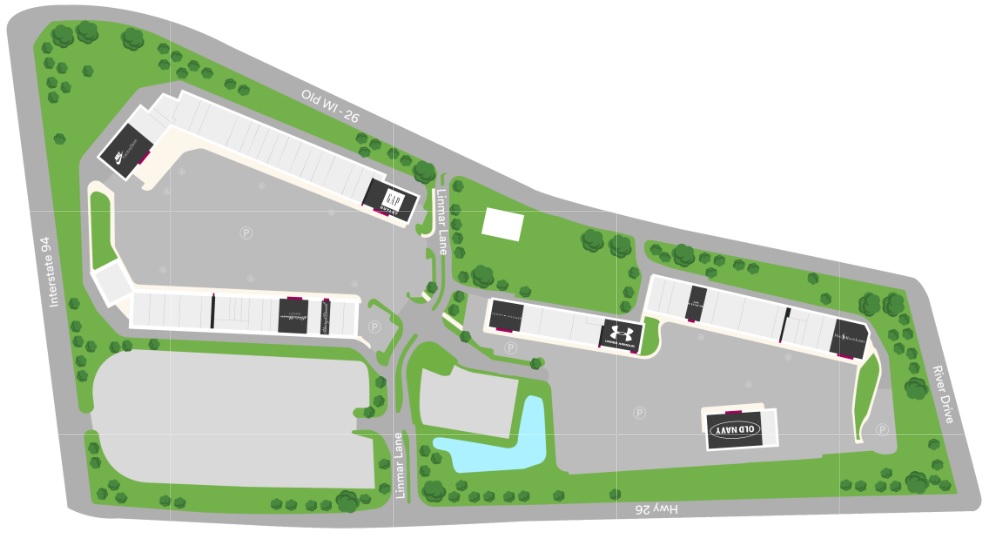 Johnson Creek Premium Outlets (54 stores) outlet shopping in Johnson Creek, Wisconsin WI 53038