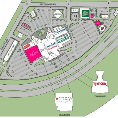 Kenwood Square plan - map of store locations