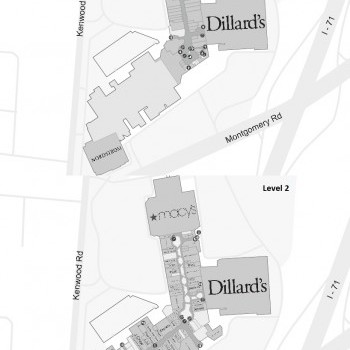 Kenwood Towne Centre plan - map of store locations