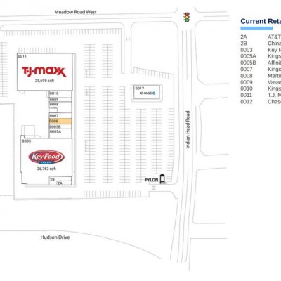 Kings Park Plaza plan - map of store locations