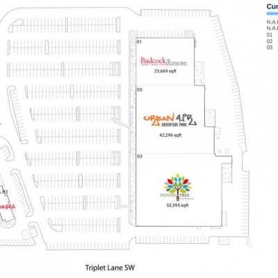 Kingston Overlook plan - map of store locations