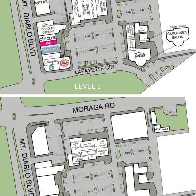 La Fiesta Square plan - map of store locations