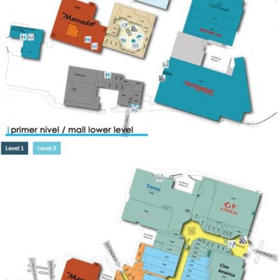 La Gran Plaza Mall plan - map of store locations