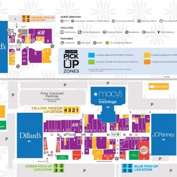 La Palmera plan - map of store locations
