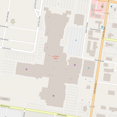 La Plaza Mall plan - map of store locations