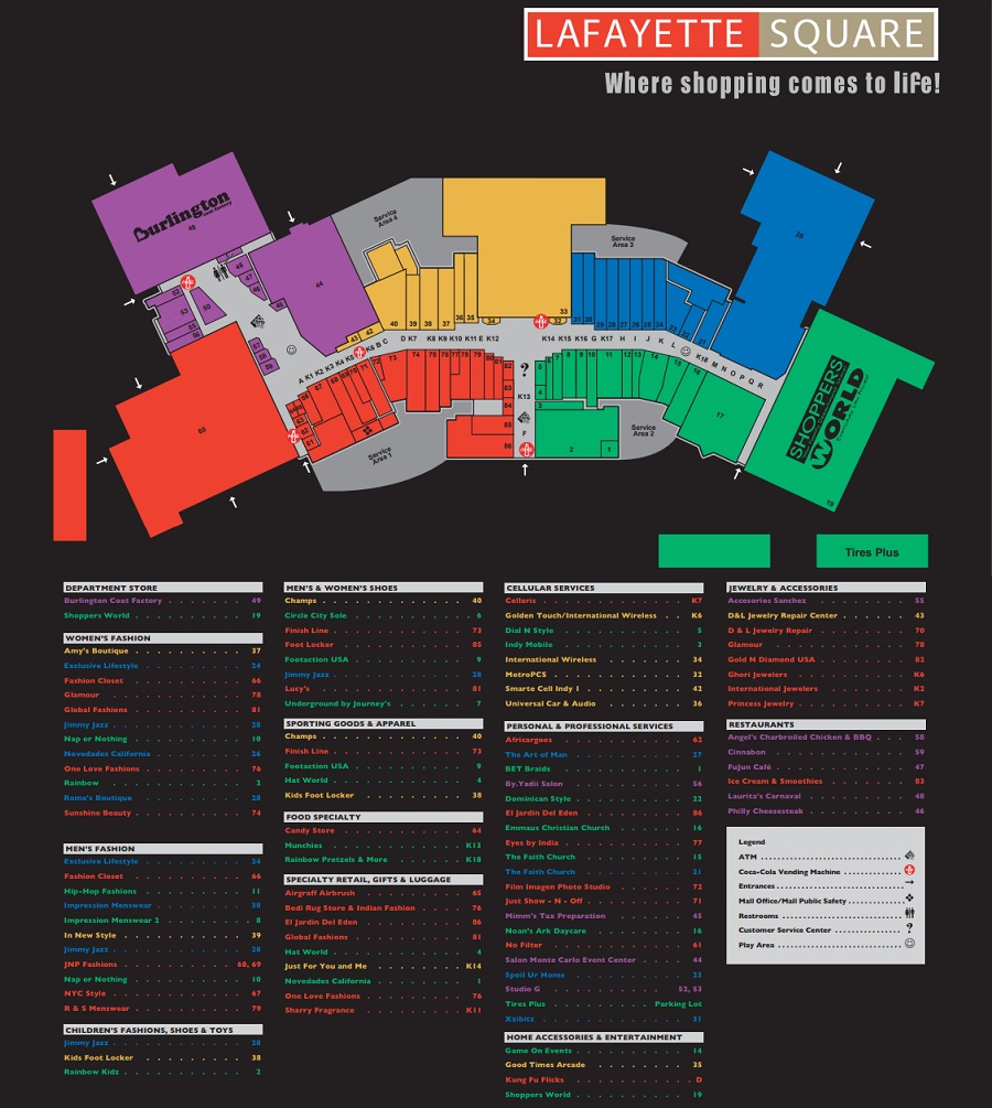 Lafayette Square Mall (66 stores) - shopping in Indianapolis, Indiana ...