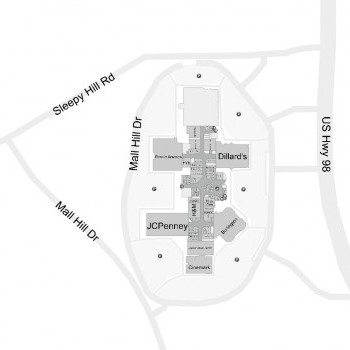 Lakeland Square plan - map of store locations