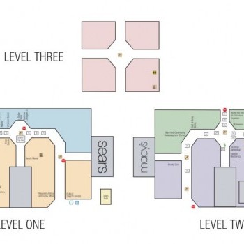 Landmark Mall plan - map of store locations