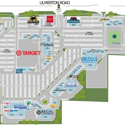 Largo Mall plan - map of store locations