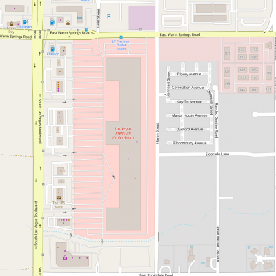 Las Vegas South Premium Outlets plan