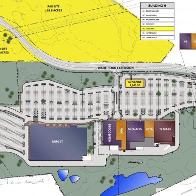 Latham Center plan - map of store locations