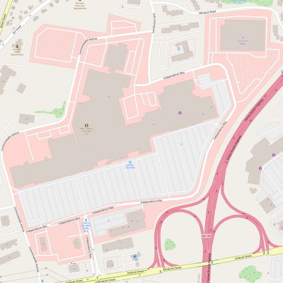 Liberty Tree Mall plan - map of store locations