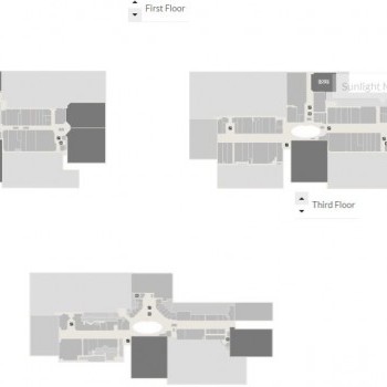 Lloyd Center plan - map of store locations