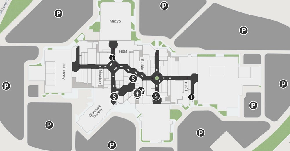 Louis Joliet Mall Map | Time Zones Map World