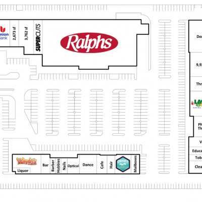 Magnolia Shopping Center plan - map of store locations