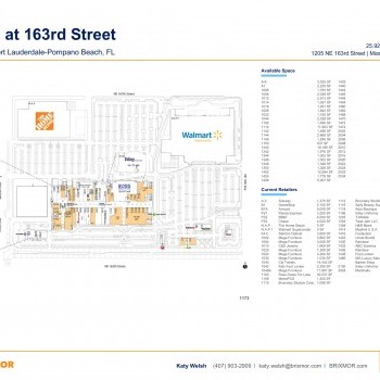 Mall At 163rd Street plan - map of store locations