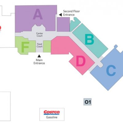 Mall of the Americas plan - map of store locations