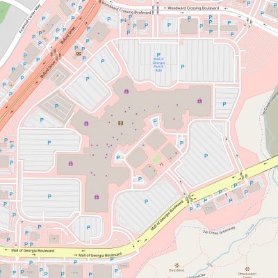 Mall of Georgia plan - map of store locations