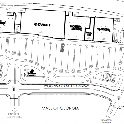 Mall Of Georgia Crossing plan - map of store locations