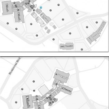 Mall of Louisiana plan - map of store locations