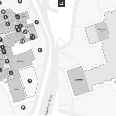 Mall St. Matthews plan - map of store locations