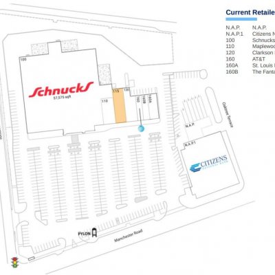 Maplewood Square plan - map of store locations