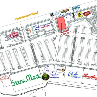 Market at McKnight plan - map of store locations
