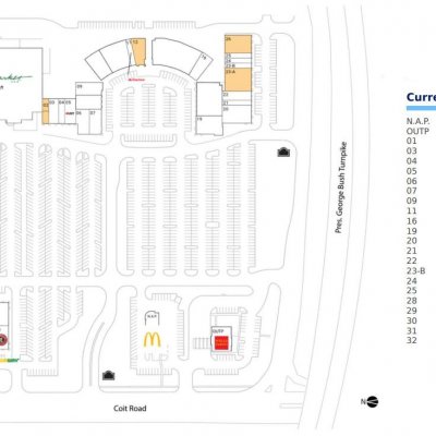 Market Plaza plan - map of store locations
