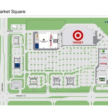 Market Square plan - map of store locations