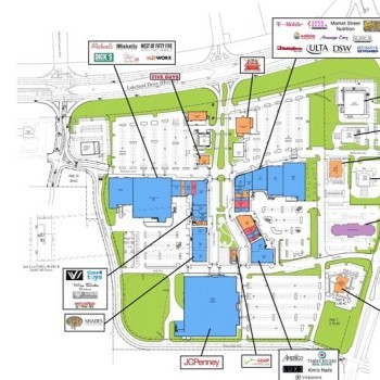 Market Street Flowood plan - map of store locations