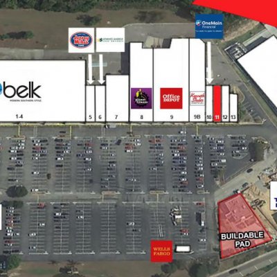 Martintown Plaza plan - map of store locations