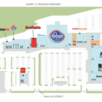 McAlpin Square plan - map of store locations