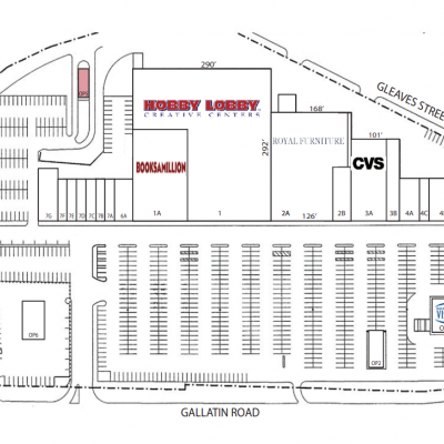 McHenry Shopping Center plan - map of store locations