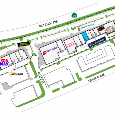 McKinley Crossroads plan - map of store locations