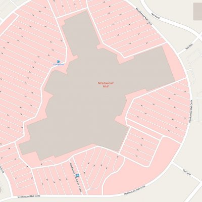 Meadowood Mall plan - map of store locations