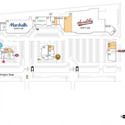 Mequon Pavilions plan - map of store locations