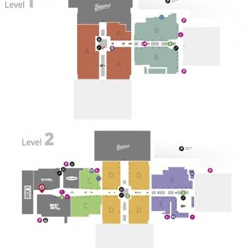 Meriden Mall plan - map of store locations