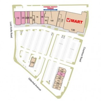 Montgomery Village Crossing plan - map of store locations