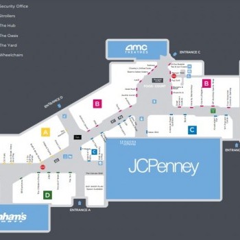 Morgantown Mall plan - map of store locations