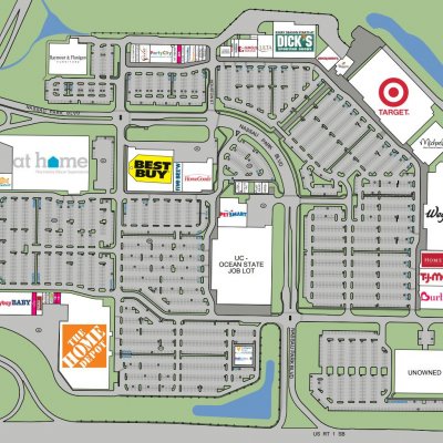 Nassau Park Pavilion plan - map of store locations