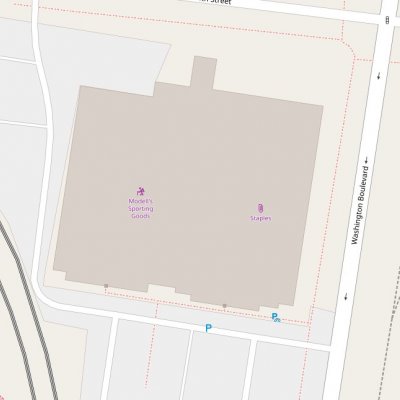 Newport Crossing plan - map of store locations