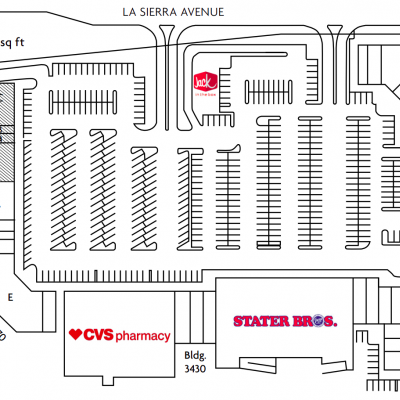 Nexus Town Center plan - map of store locations