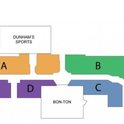 Nittany Mall plan - map of store locations