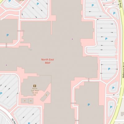 North East Mall plan - map of store locations