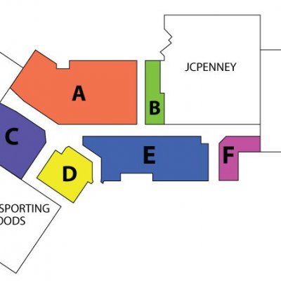 North Hanover Mall plan - map of store locations