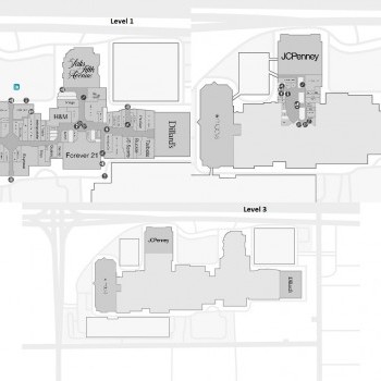 North Star Mall plan - map of store locations