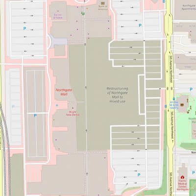 Northgate Station (Northgate Mall) plan - map of store locations