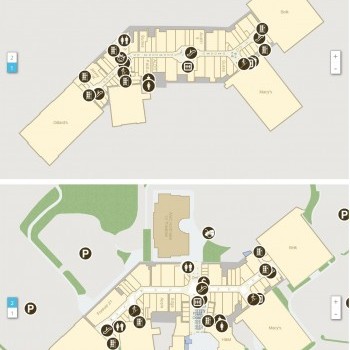 Northlake Mall plan - map of store locations
