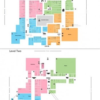 NorthPark Center plan - map of store locations